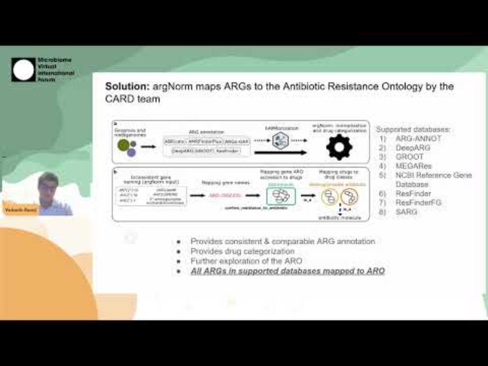 Vedanth Ramji - argNorm: Normalization of antibiotic resistance gene annotations to ARO | S04 MVIF34