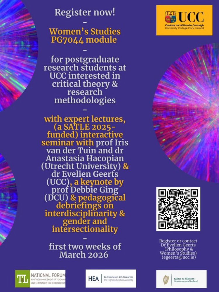 PG7044 poster call for PhD students at UCC