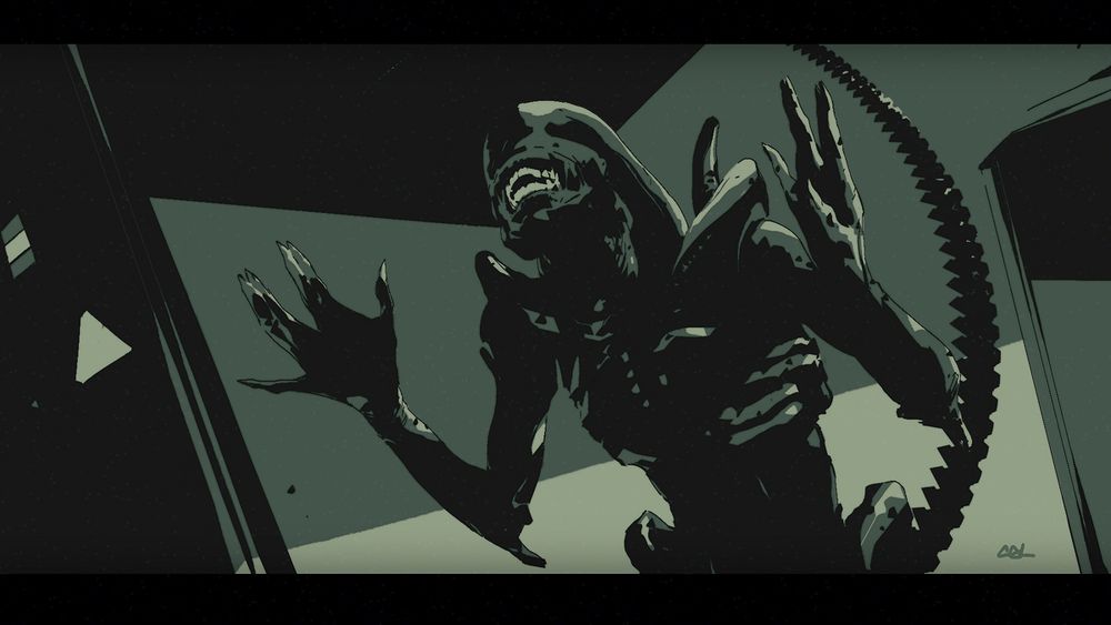-- creature approaches -- there is no escape --
