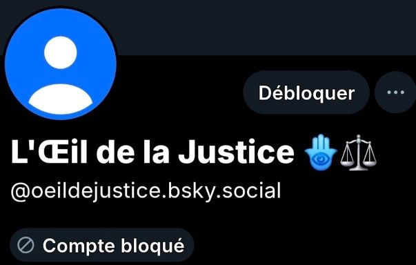 Compte inutilement virulent...L'ŒIL de la Justice 🪬⚖️