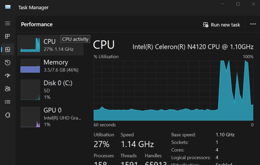 30 Days Uptime (RadioDJ Windows 11)