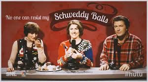 Still from SNL Schweddy Balls skit. 