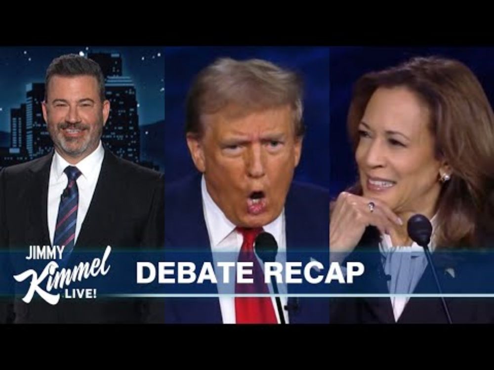 Jimmy Kimmel Breaks Down the Presidential Debate Between Donald Trump & Kamala Harris