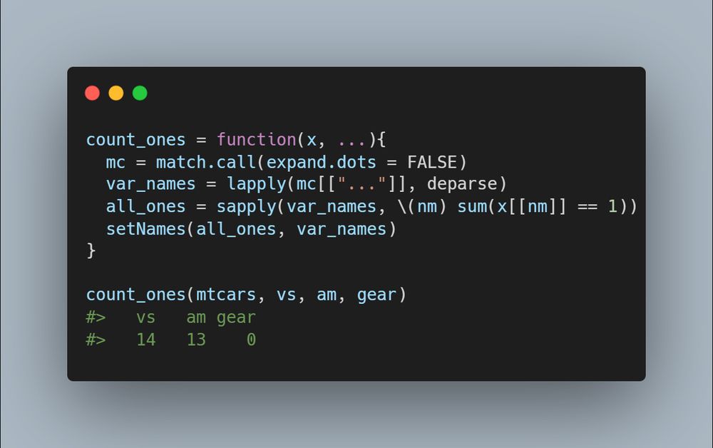 example of a function using non standard evaluation in pure base R