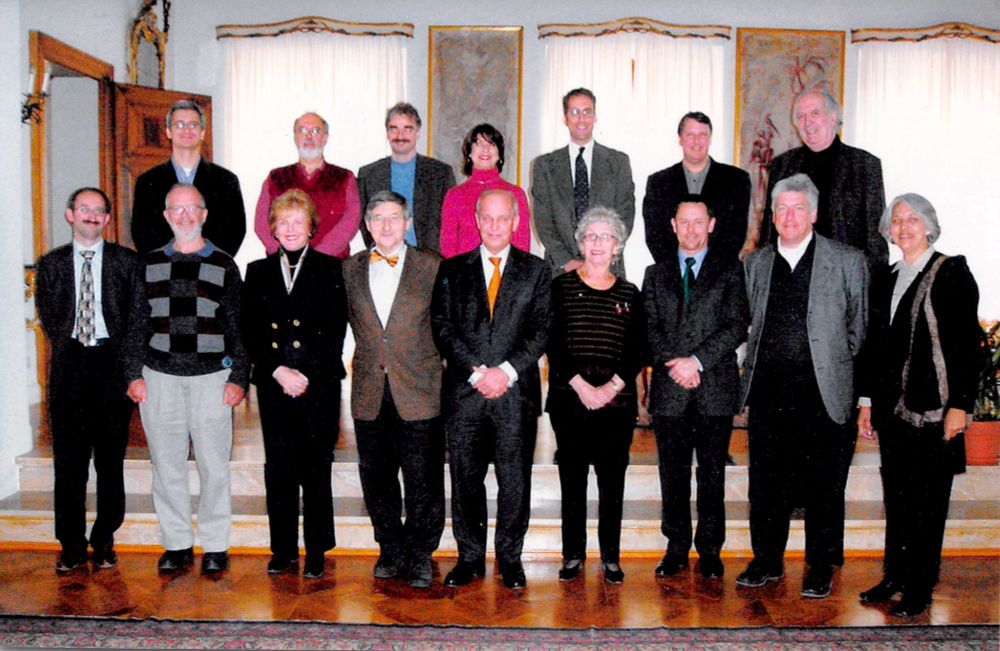 Photo of participants at the kick-off meeting (28 February – 2 March 2005) of what would become the Global Subsidies Initiative. Photo taken on 28th February or 1st March 2005 at the Rockefeller Foundation’s Bellagio Center, Italy.

Attendees,with affiliations at the time of the meeting: Back row, left to right - Jacob Werksman (Rockefeller Foundation), David Runnals (IISD), Celso Lafer (University of Sao Paulo), Paula Stern (The Stern Group), Doug Koplow (Earth Track), David Boyer (IISD), Konrad von Moltke (IISD). Front row, left to right - (Paul Koutstaal, Netherlands Ministry of Finance), Norman Myers (Honorary Visiting Fellow at Green College, Oxford University), Jennifer Kent (Author), Horst Siebert (Kiel Institute for World Economics), Gerrit Zalm (Netherlands Ministry of Finance), Sylvia Ostry (Centre for International Studies, University of Toronto), Simon Upton (OECD Roundtable on Sustainable Development), Mark Halle (IISD), Isher Judge Ahluwalia (International Food Policy Research Institute). 

Not pictured (because his flight was delayed): Ronald Steenblik (OECD).