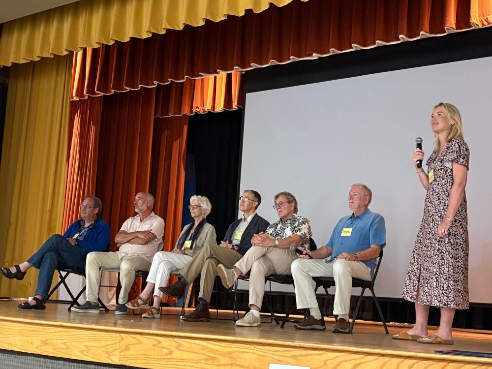 Morning panel at the GRC meeting. 