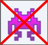The space invader emoji 👾 with a red cross through it (i.e. no aliens).