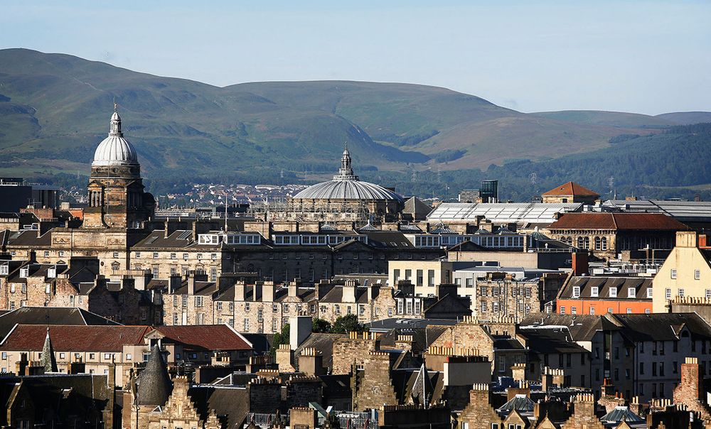 Edinburgh skyline. Photo by Chris Close.