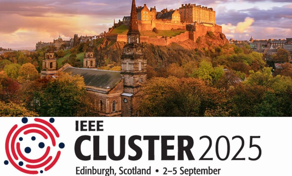 Montage promoting IEEE Cluster 2025 in Edinburgh, 2-5 September