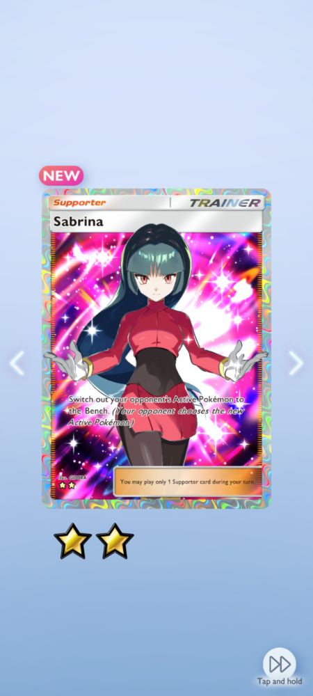 Sabrina pokemon card