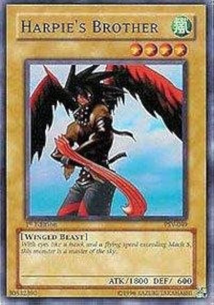 HARPIE'S BROTHER
[WINGED BEAST]
ATK 1800 DEF 600