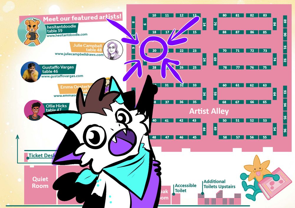The map for sequencial scotland ft riluo the dragon pointing at table 20 circled in purple