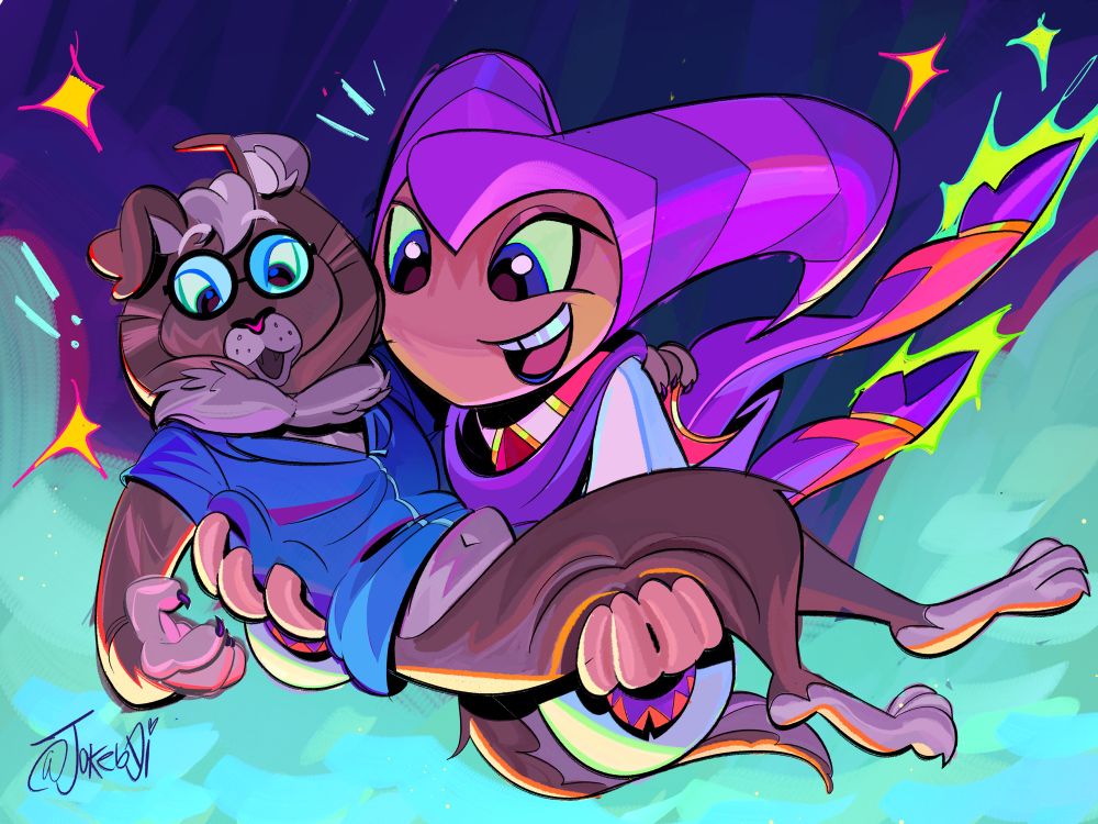 An oc and nights flying through the sky