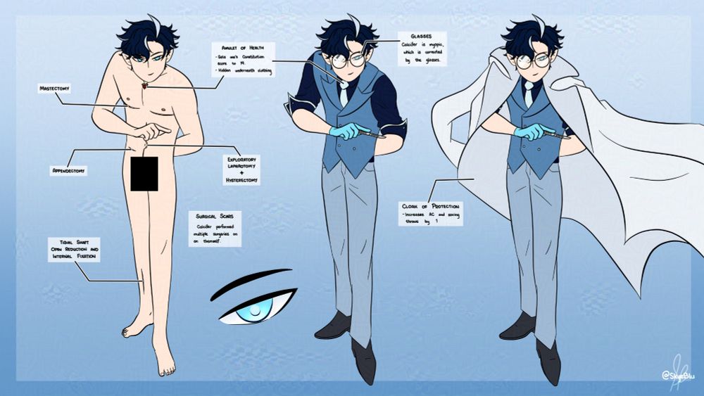 Calcifer Sethosyn's Character Reference Sheet 