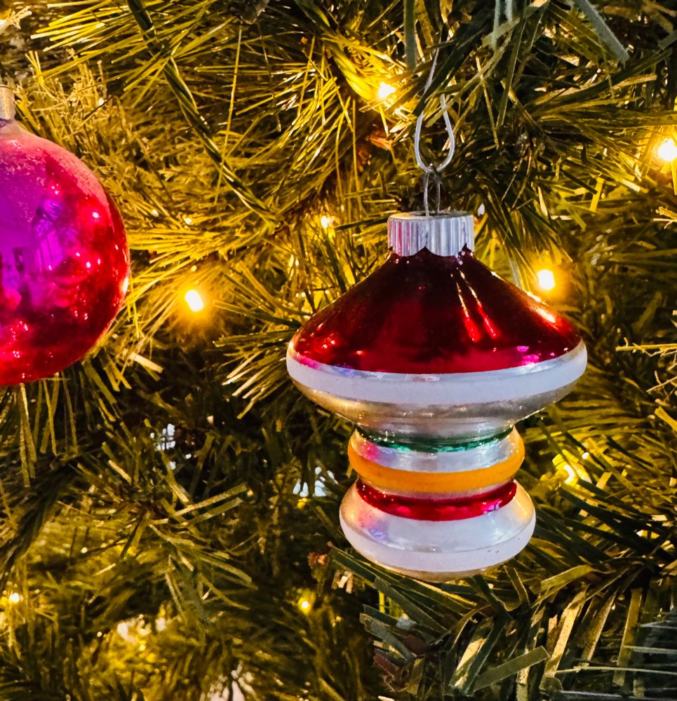 Shiny brite ornaments 