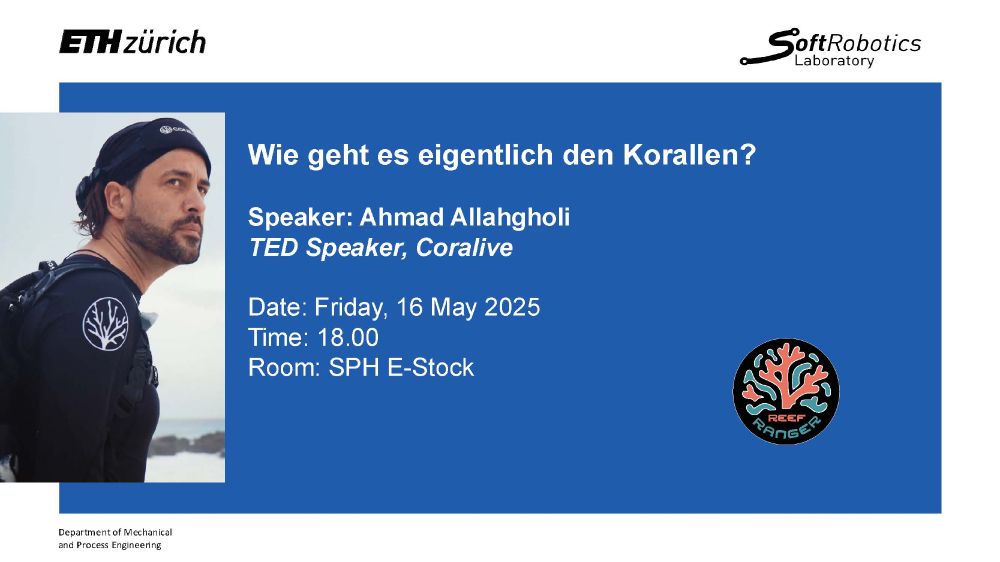 #CoralReefs #ETHZurich #ReefRanger #OceanConservation #