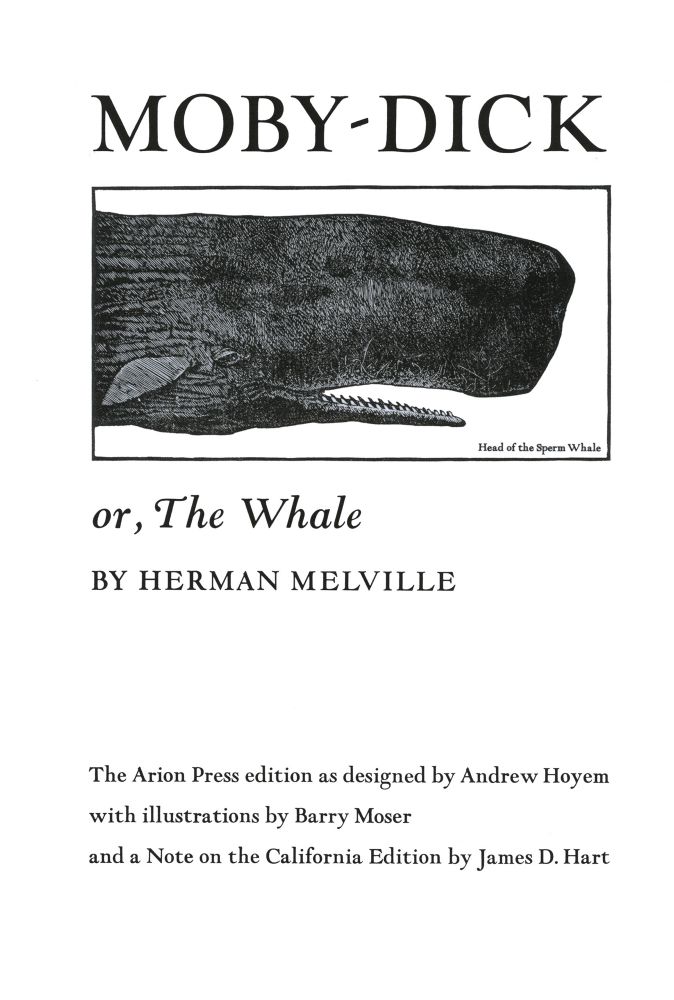 Moby Dick or, The Whale by Herman Melville - Paper