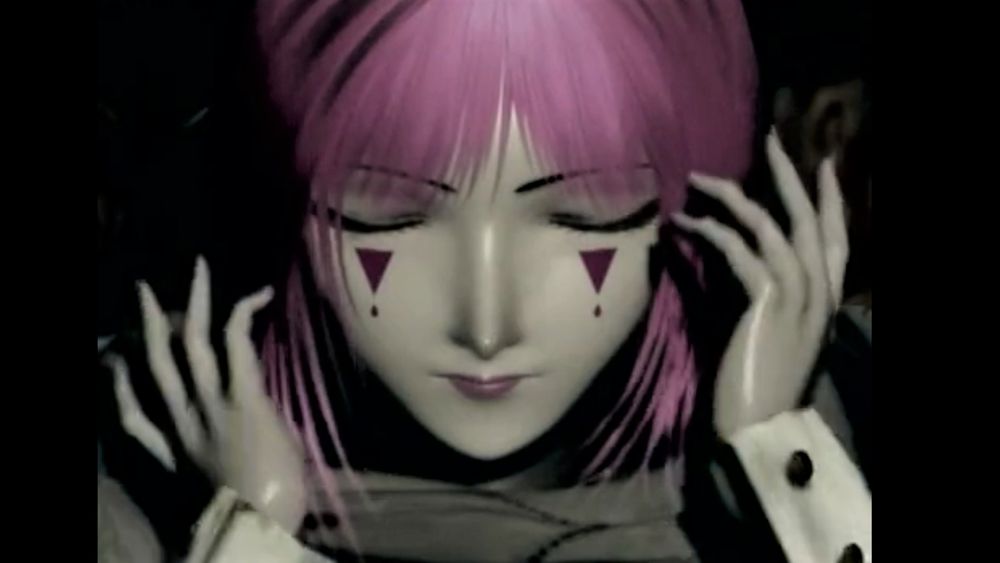 Pink-haired android