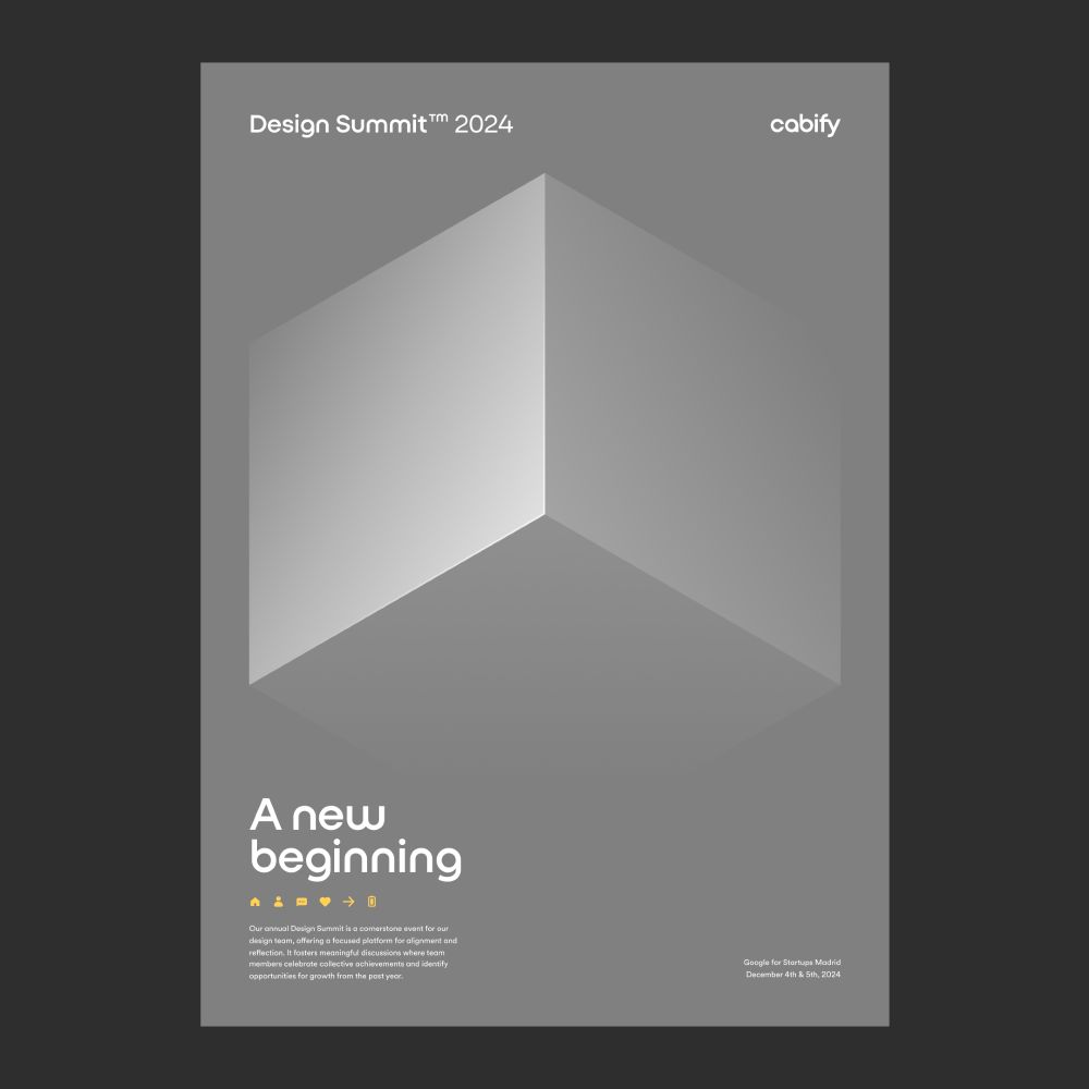 Poster de la edición del Design Summit de 2024