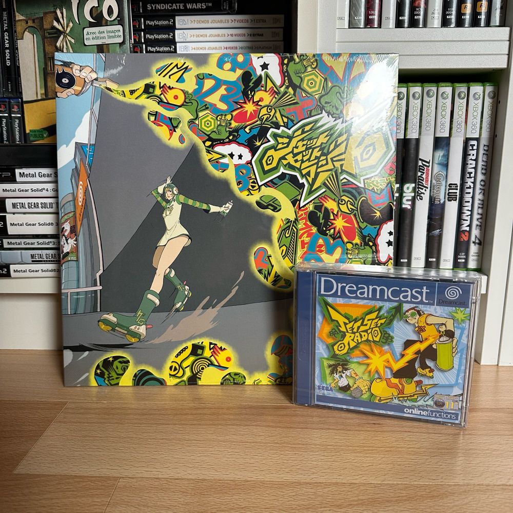 Jet Set Radio vinyl and JSR dreamcast game