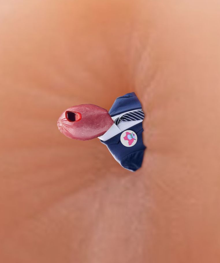 wet goblin is poppin out of a butthole