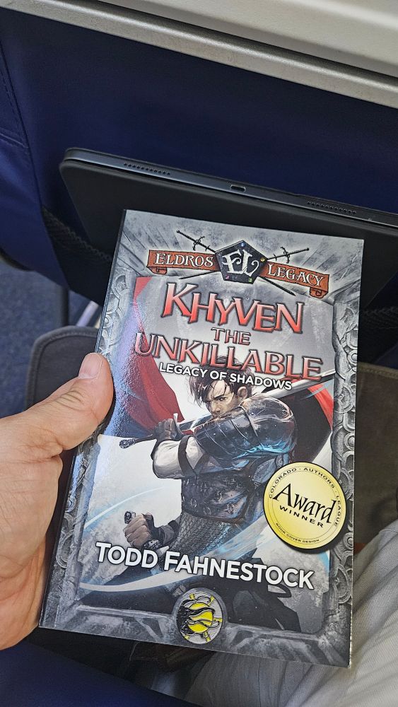 The cover of "Khyven the Unkillable", a fantasy novel by Todd Fahnestock 