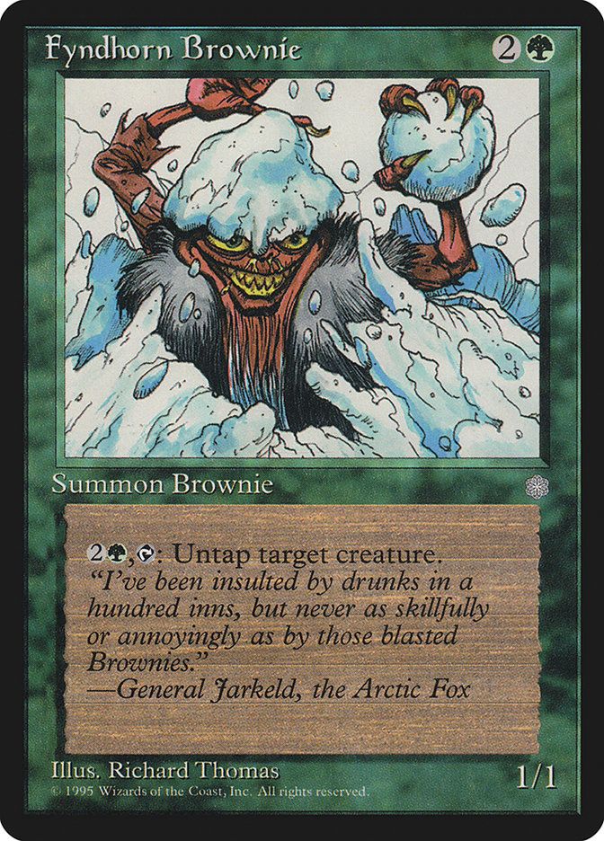 The Magic: The Gathering card Fyndhorn Brownie