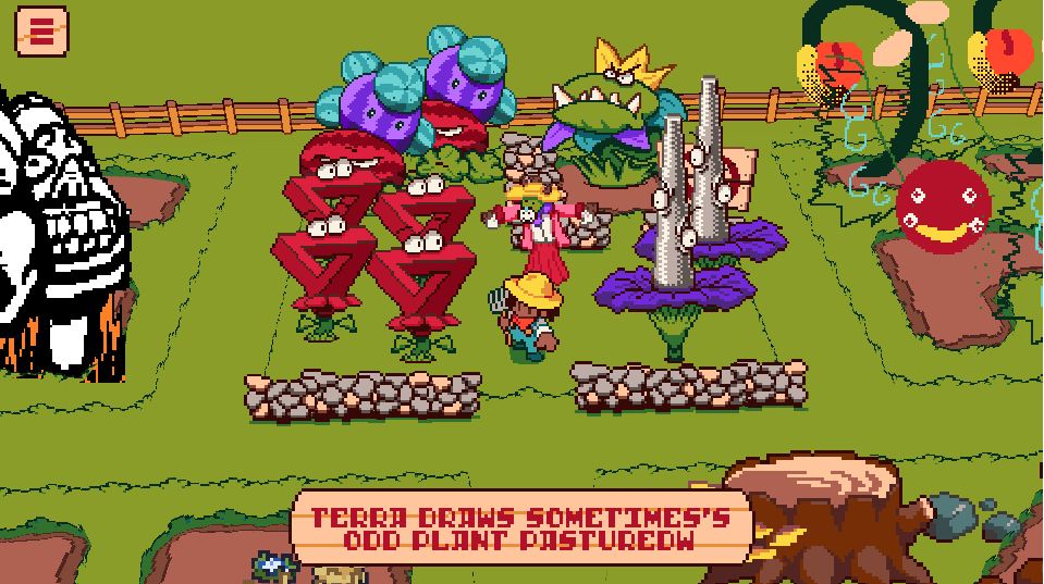 My farm that I did for the Pixel Farm Collab. "Terra Draws Sometimes's Odd Plant Pasture" (ignore the "dw" typo at the end, that was my fault lol)