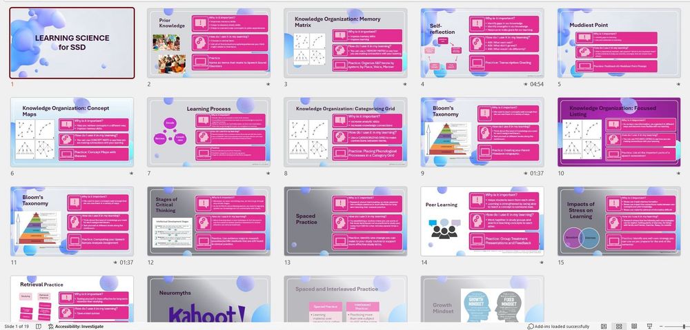 Group of PowerPoint slides
