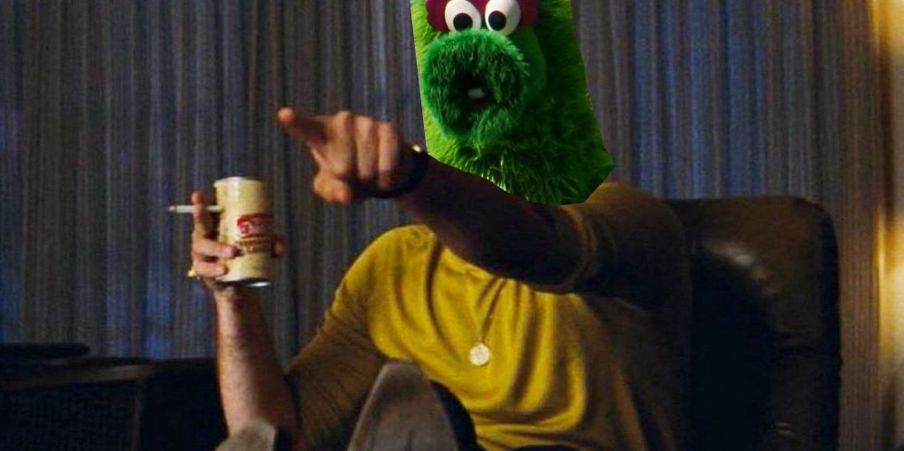 leo pointing meme but it’s the phanatic