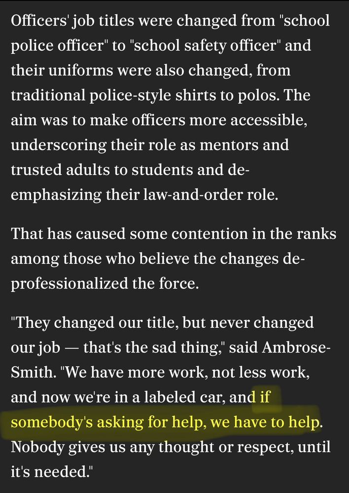 Officers' job titles were changed from 