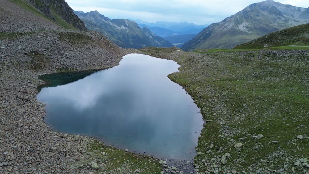 Oberer Plenderlessee in the Stubai Alps