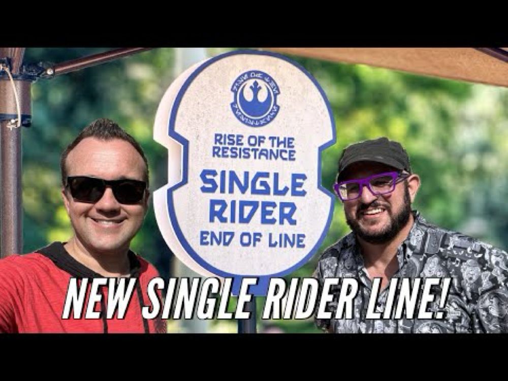 NEW Single Rider Line at Rise of The Resistance at Hollywood Studios!