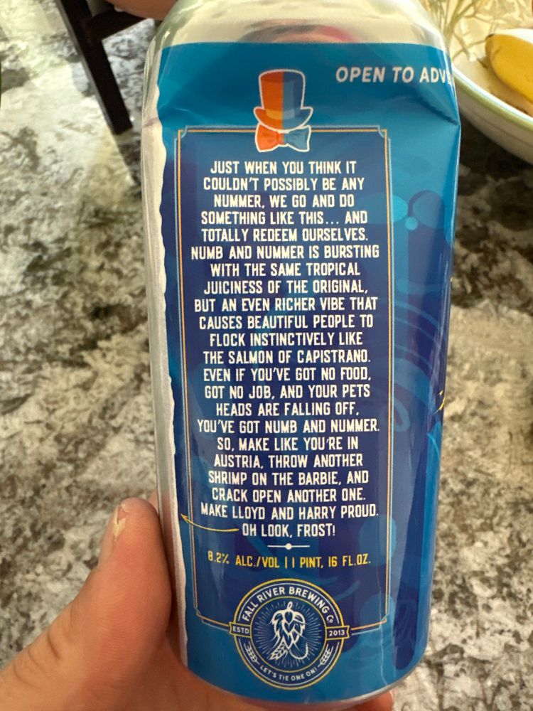 Beer can with typo reading, Austria when it should say, Australia 