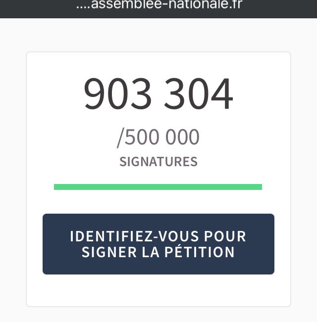 903304 signature sur le site de l’assemblée nationale contre la loi Duplomb