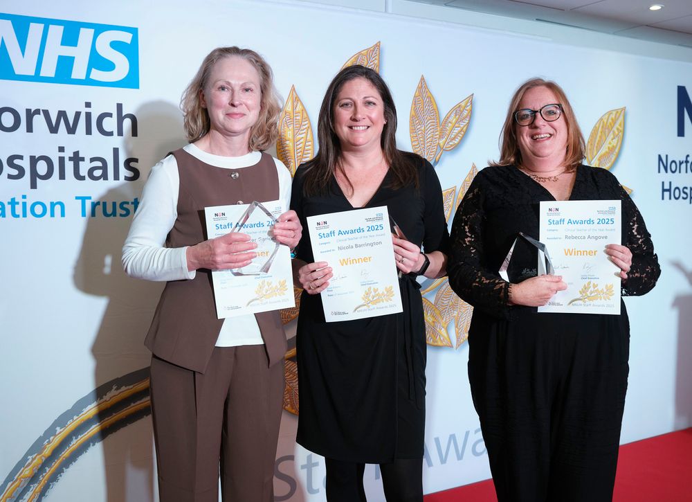 Individual Clinical Teacher winners, left to right, Jennifer Garioch, Nicola Barrington, Rebecca Angove
