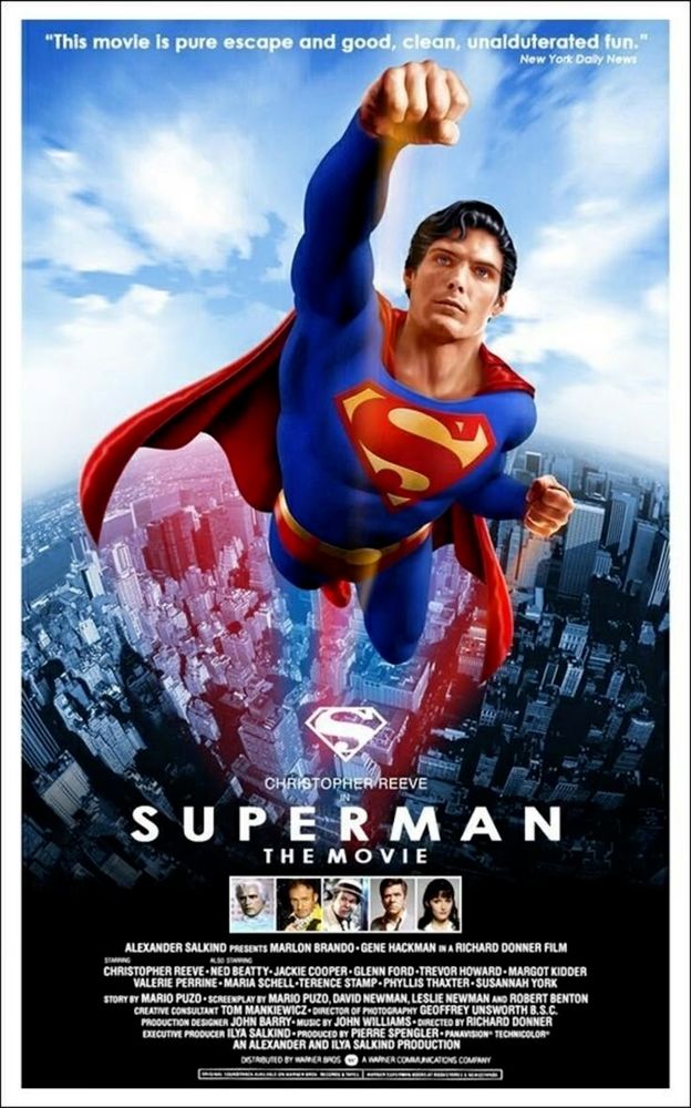 Superman (1978) film poster.