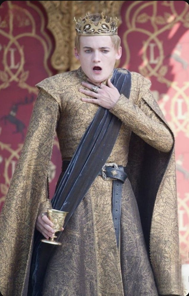 Joffery Baratheon Game of Thrones choking from poison 