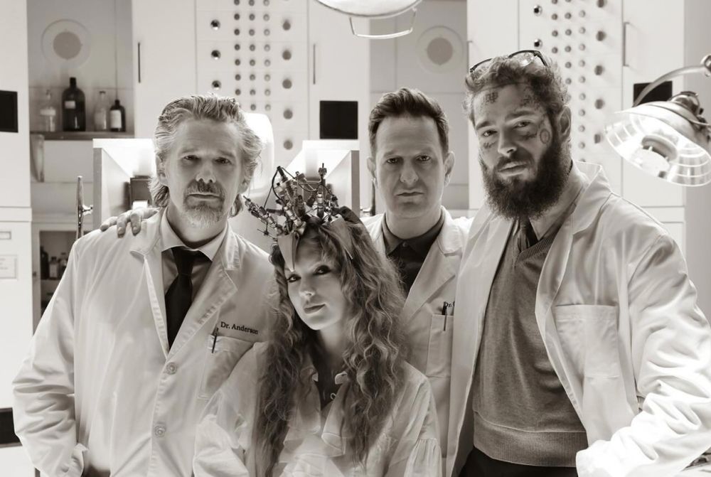 Ethan Hawke, Taylor Swift, Josh Charles and Post Malone