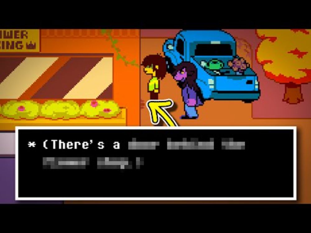 The WEIRDEST Detail in Deltarune's Hometown.