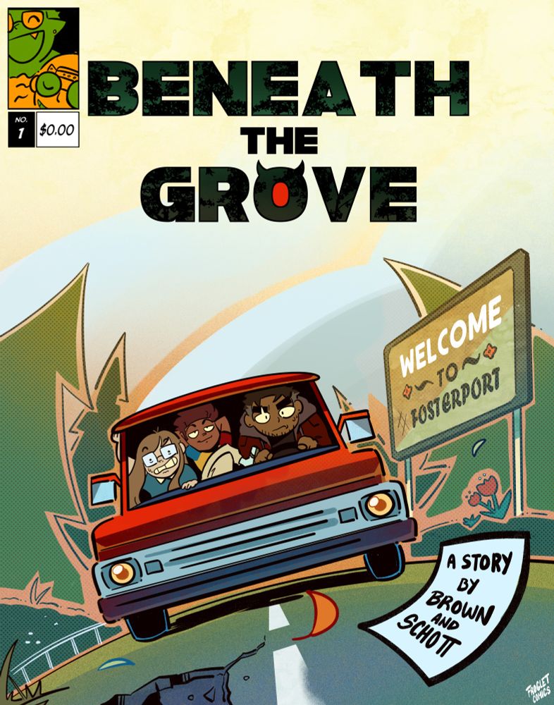 The official cover for chapter 1 of Beneath The Grove!