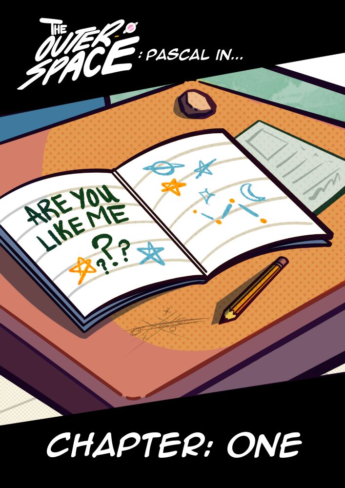 The Outer-Space: Pascal in...

'Are you like me?'

Chapter: One

An image of a desk with a little notebook on it; written on the notebook, the sentence "Are you like me???" is written.