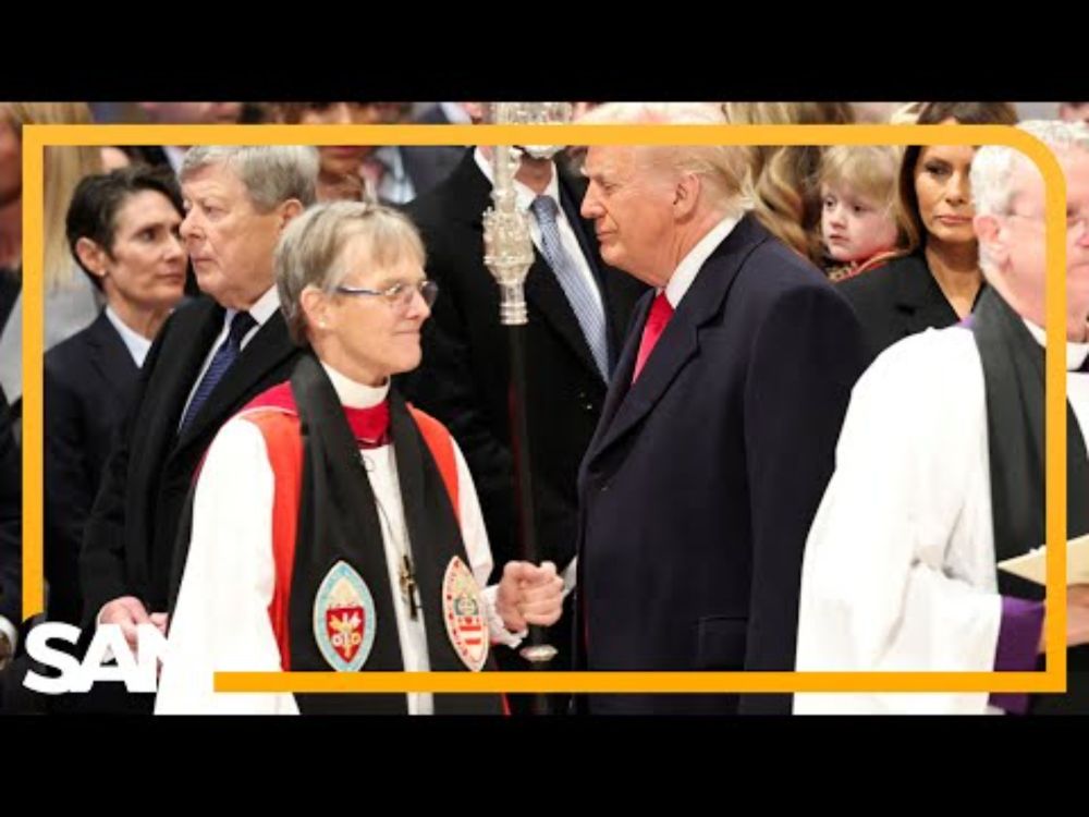 Trump wants apology for bishop’s sermon on immigrant, LGBTQ+ rights