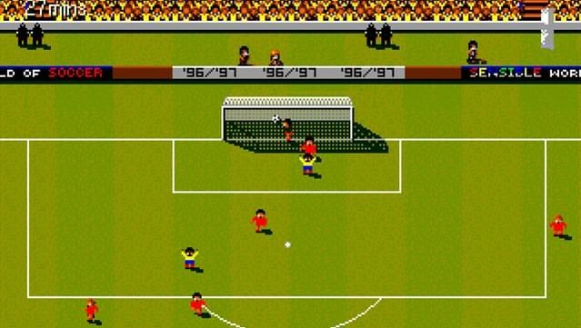Screenshot from Sensible World of Soccer