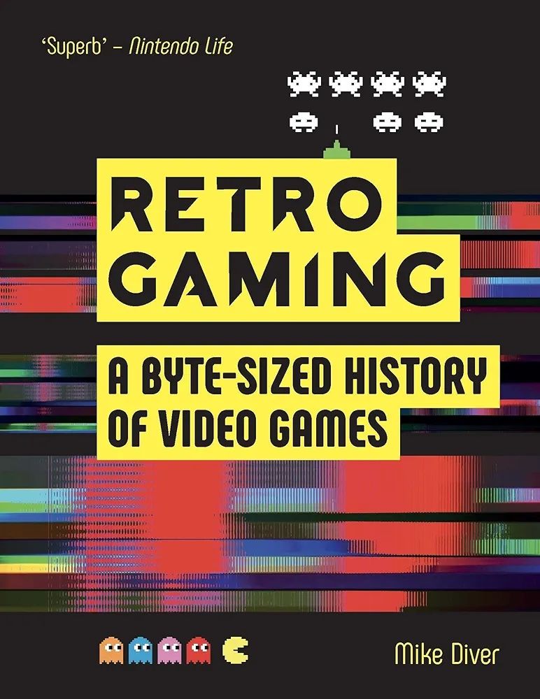 Retro Gaming: A Byte-Sized History of Video Games is a book I wrote in 2019, and was updated in 2022. It's my best seller and any and all new purchases of this see me get a %, which is honestly lovely. I'd love it if you bought any of my books, but this is the (only) one that pays me.
