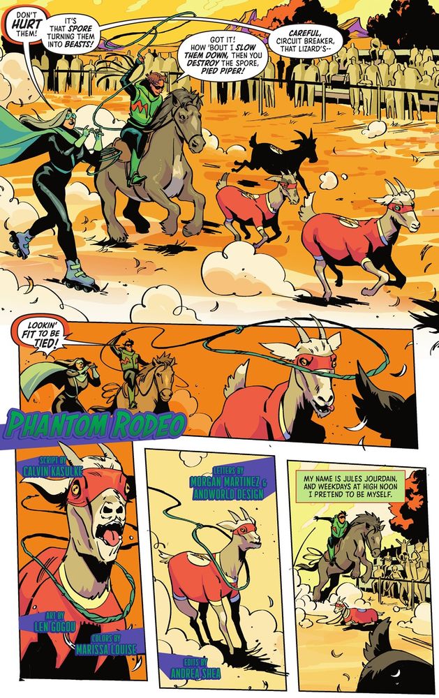 Page from Phantom Rodeo, DC Pride 2024