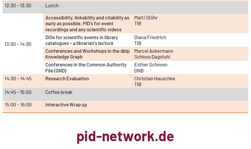 Program Part 2
https://events.hifis.net/event/2232/timetable/
