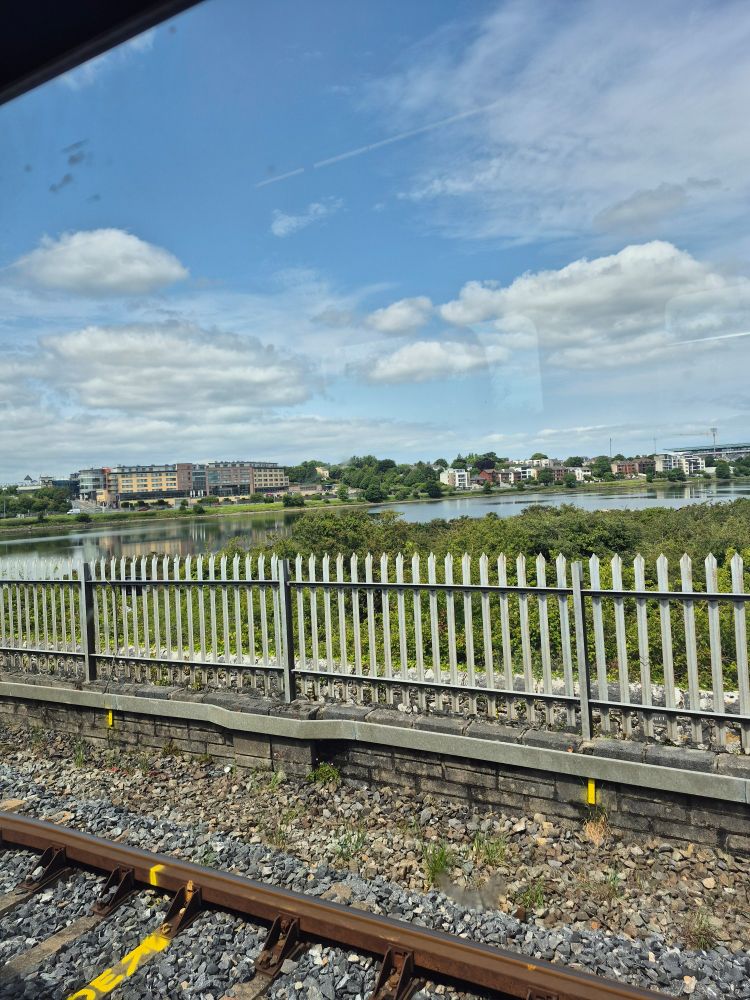 The view from the train on my way to my parents house 