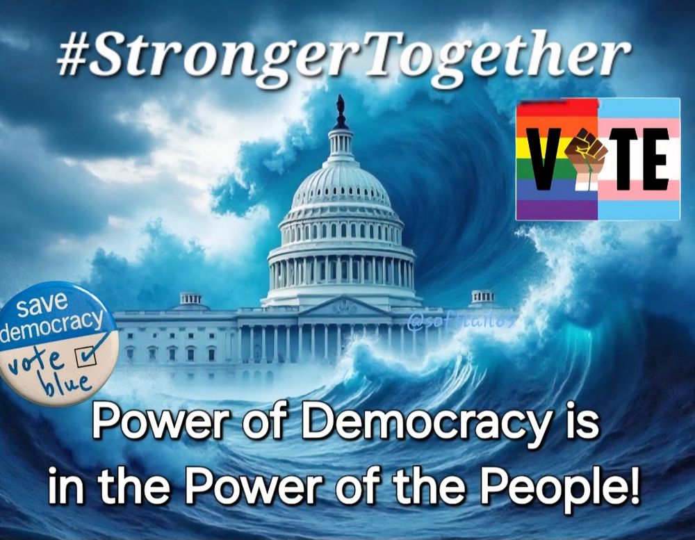 #StrongerTogether Power of Democracy is in the Power of the People!