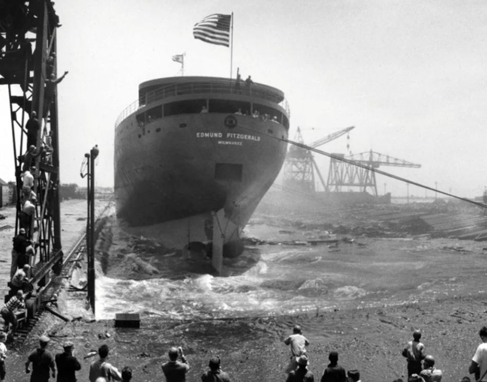 The Edmund Fitzgerald launched in 1958.
